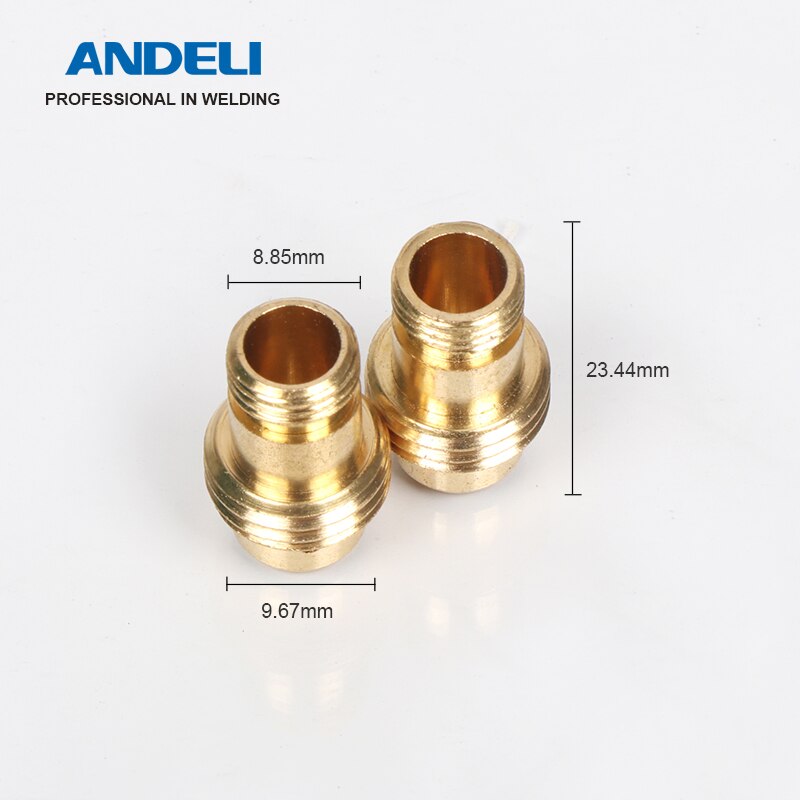 ANDELI TIG Welding Accessories for TIG Torch QQ-150 TIG Nozzle/Collets/Collet Bodies/Back Cap