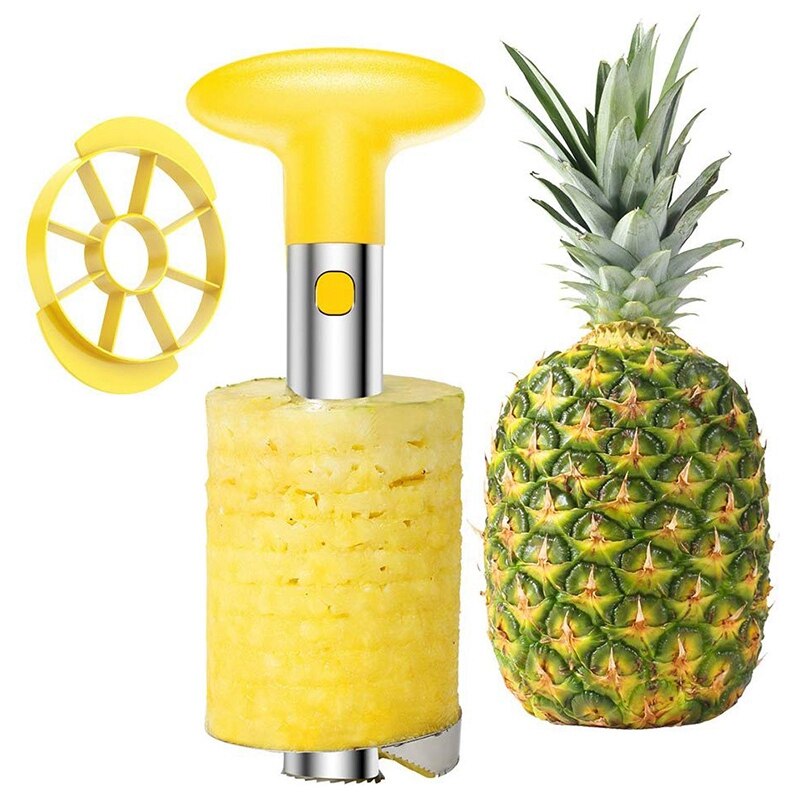 Keuken Tool Rvs Fruit Ananas Peeler Corer Slicer Cutter