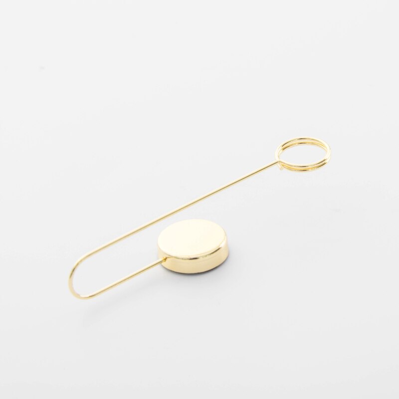 Wall Decoration Self-adhesive Metal Note Clip Photo Clip Wall Photocard Holder Display Stand Photo Holder Card Stand Photo Stand: long gold