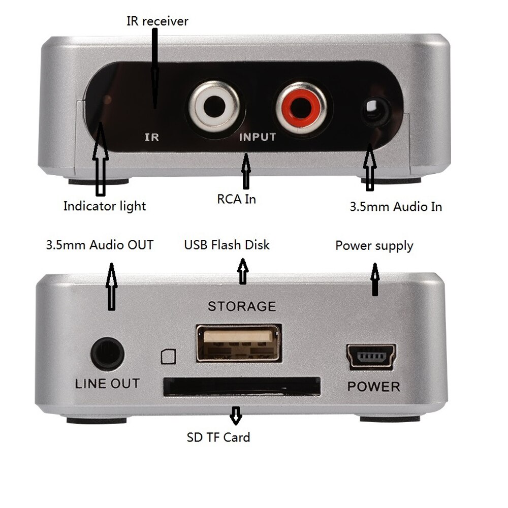 Ezcap241 Analog Music to MP3 converter, to USB Flash disk/SD Card directly, no pc need, automatic partition earch song 128Kpbs