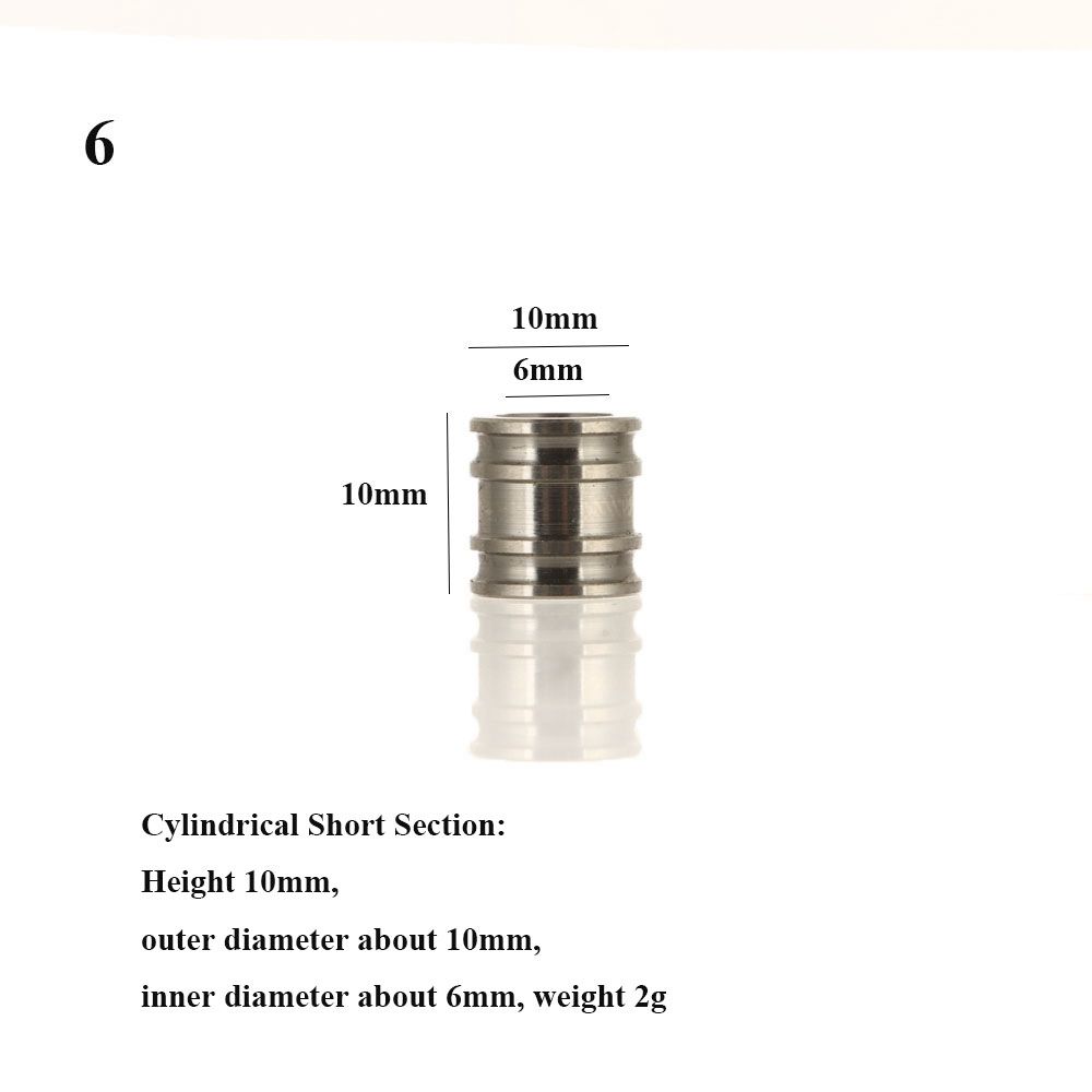 Titanium Alloy TC4 Knife Beads Knife Lanyard Camping Knife Gadgets Pendant Paracord Rope Accessory Knife EDC Outdoor Multi Tool: 6