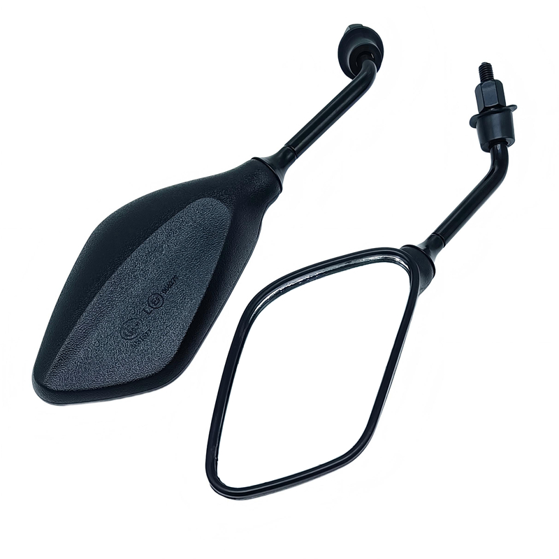 Motorcycle Mirror Electrombile Rear View Mirrors Electrical Motor E-Bike Back Side 8mm Screw Convex Glass 2 Pieces/Pair LMODRI
