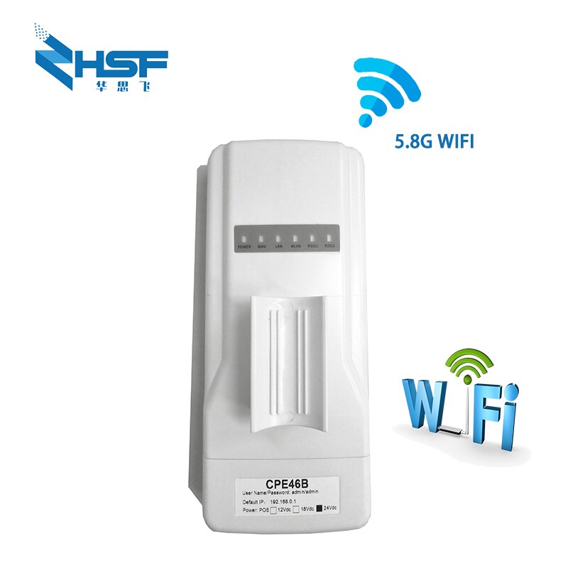 580Mbps extérieur CPE routeur 3KM WiFi pont Point d'accès AP routeur Wifi répéteur avec fonction WDS caméra Surveillance