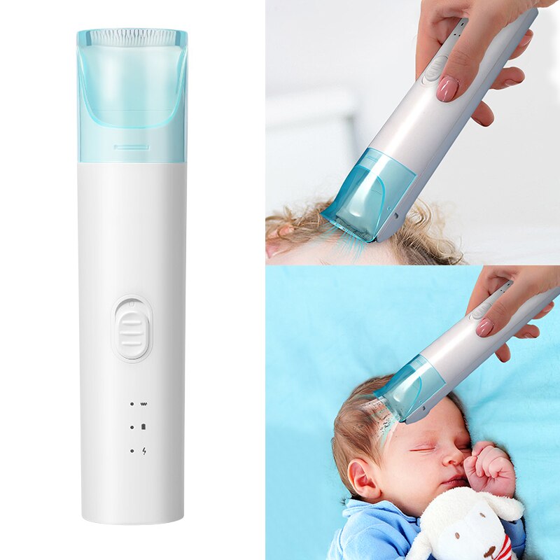 Usb Baby Tondeuse Elektrische Tondeuse Baby Scheerapparaat Snijden Babyverzorging Snijden Remover Oplaadbare Kids Haar Knippen