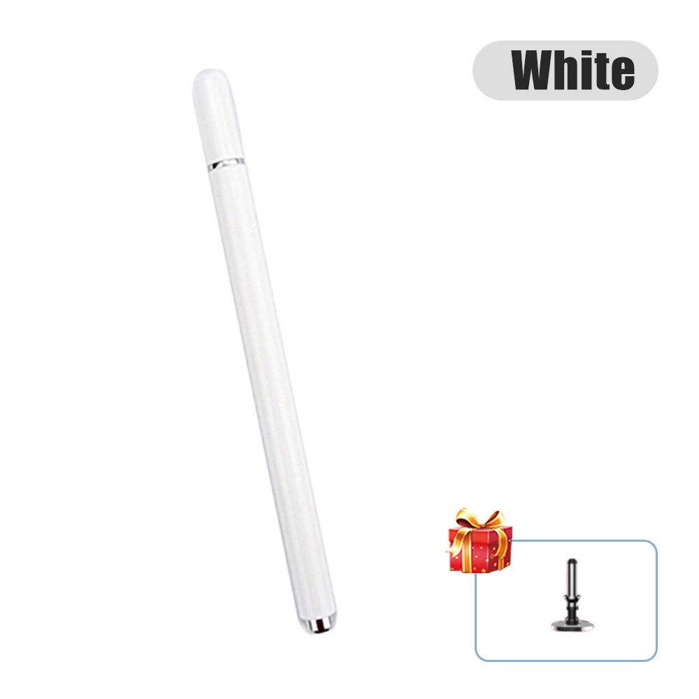 Universele Smartphone Pen Touch Stylus Tablet Tekening Voor Android Ios Ipad Iphone Lenovo Xiaomi Samsung Huawei Smart Potlood: White