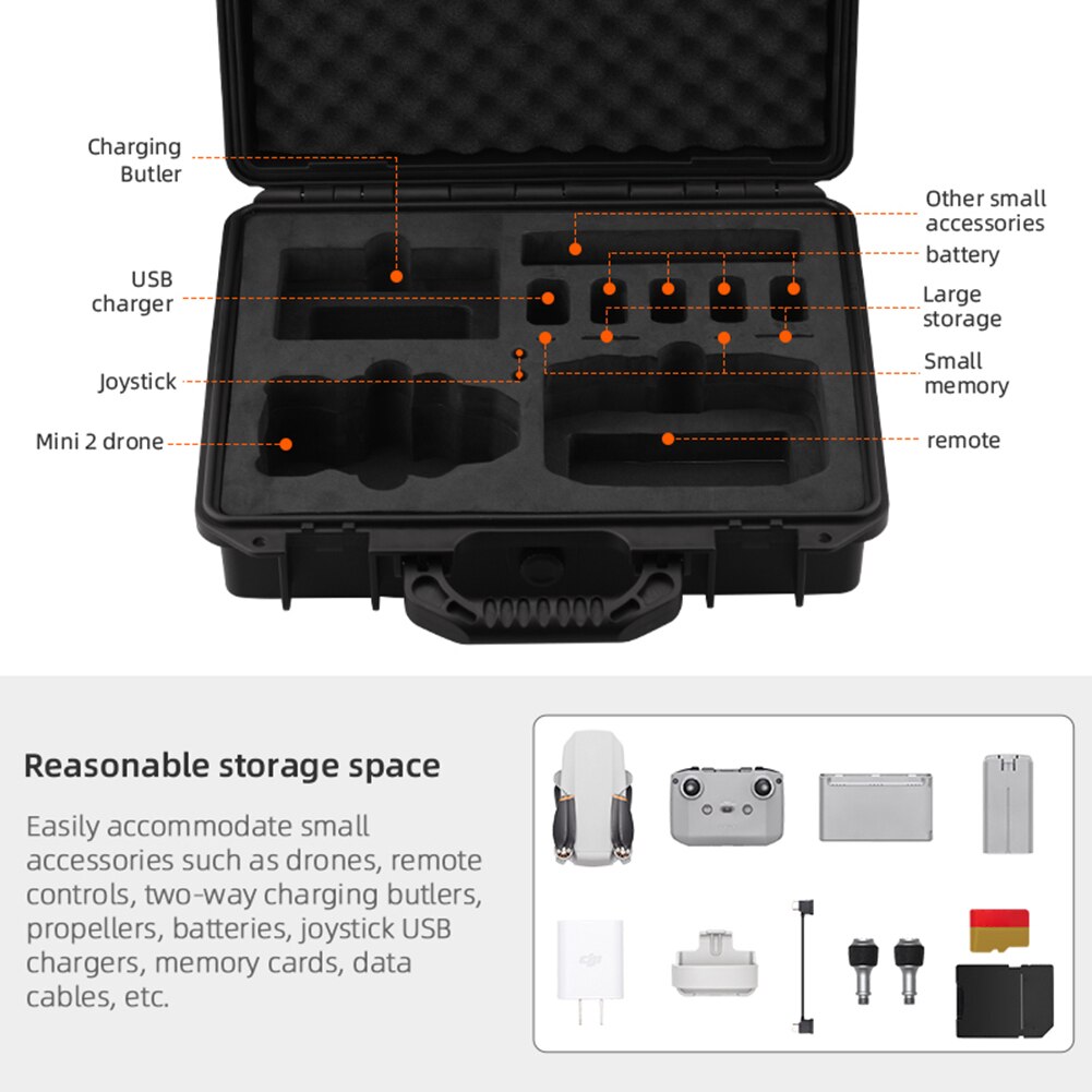 La custodia portatile antideflagrante è adatta per gli accessori di gioco DJI Mavic Mini 2