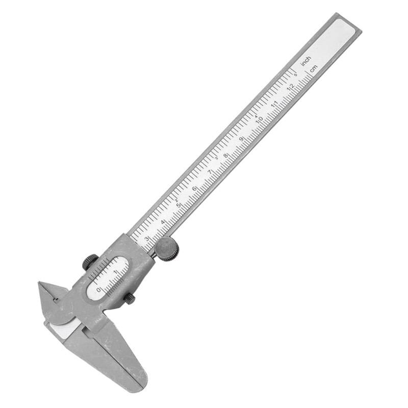 Calibrador Vernier Manual de Metal de 5 pulgadas/120mm, herramientas de medición de alta precisión, regla de micrómetro