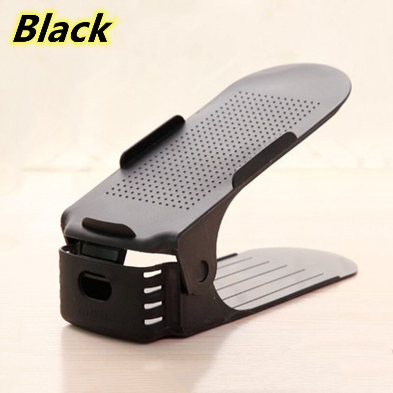 Ruimtebesparend Schoenenrek Stapelaar Shoe Slots Organizer Verstelbaar Schoenvouwapparaat, Dubbellaagse Ruimtebesparende Schoensleuforganizer, Kan 50% Ruimte Besparen (Color : Gray-, Size : 20pcs Schoenen Opberg