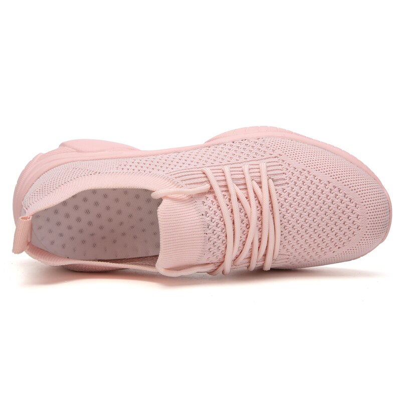 Platform Women Tennis Sport Shoes Light Breathable Knit Soft Chunky Sole Sock Sneakers Woman Jogging Trainer Tenis Feminino