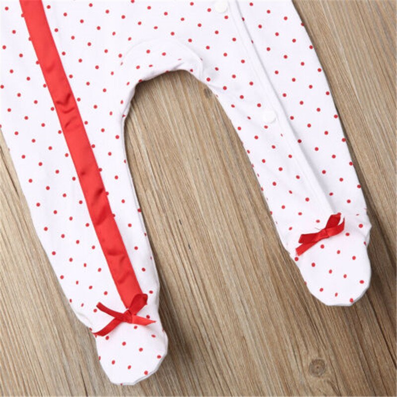 Baby Baby Meisje Jongen Kids 0-12M Rompertjes Xmas Kerst Kerstman Romper Jumpsuits Hoed kleding