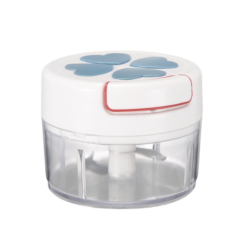 Mini Food Chopper Stainless Blade Kitchen Garlic Chopper Meat Grinder Shredder Steel Manual Home Food Processor Kitchen Tool