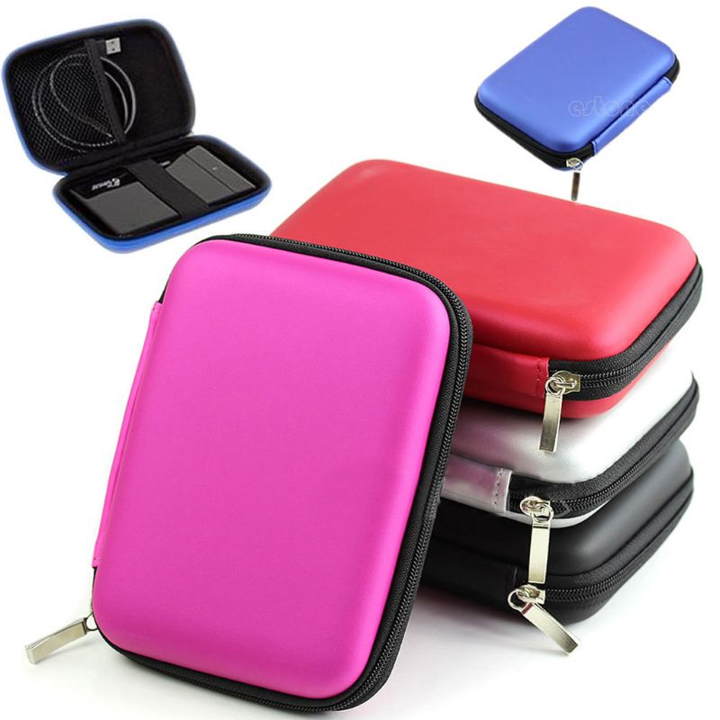 Funda protectora para disco duro externo de 2,5 pulgadas, funda de mano, USB, WD, HDD