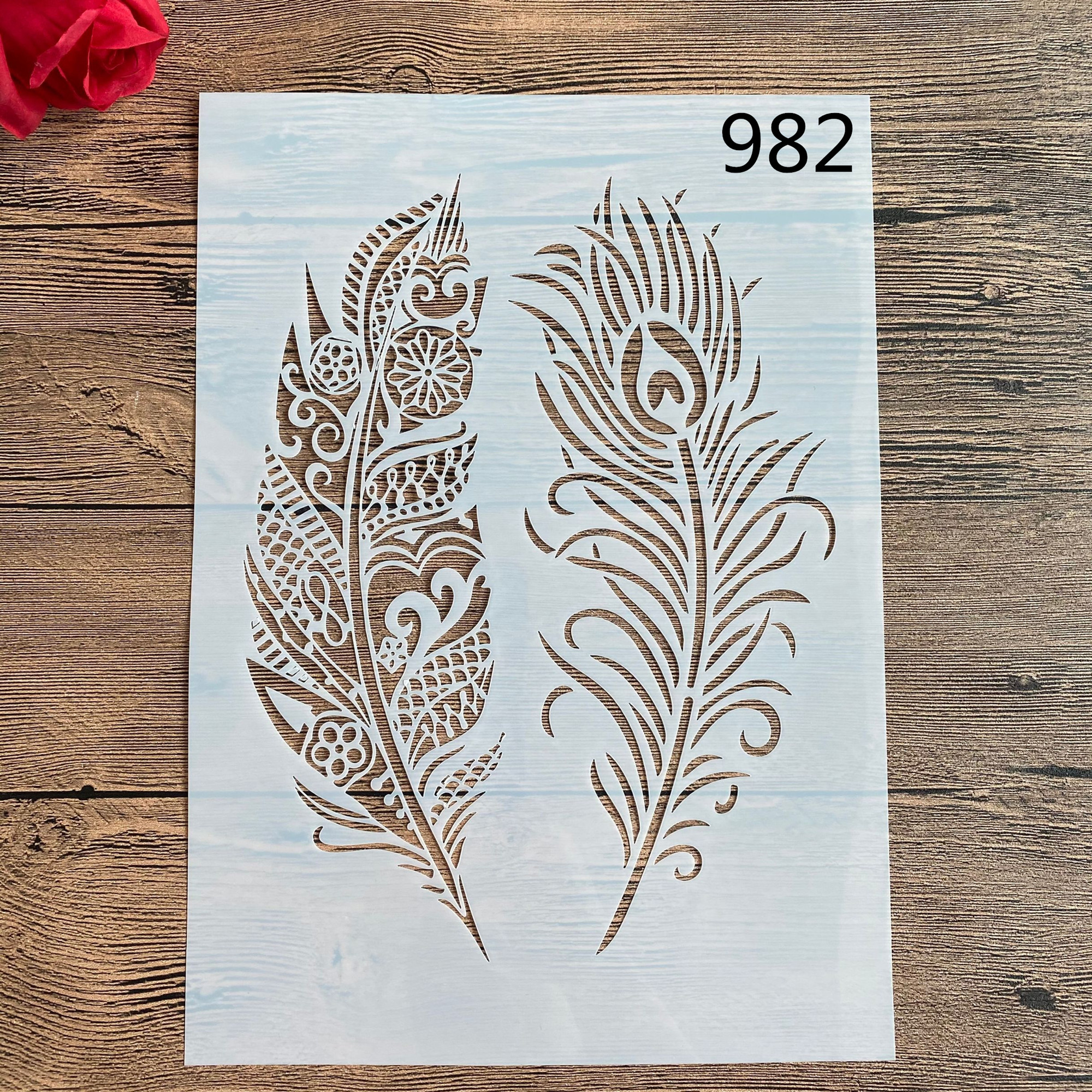 Plantillas A4 de 29x21cm para manualidades, pintura de pared, libro de recortes colorear, álbum en relieve, plantilla de tarjeta de papel decorativa, mariposa animal de pared: Gris