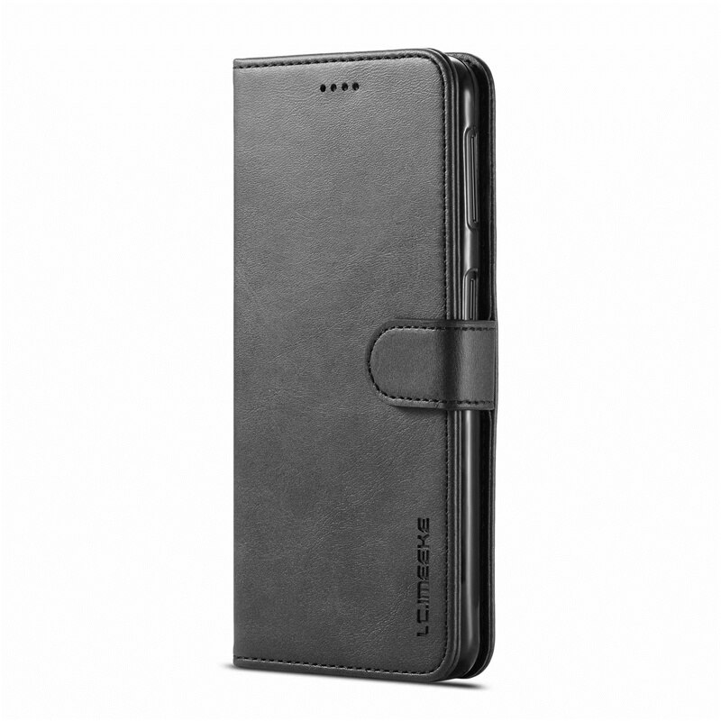 Flip Fall Für Samsung A9 Fall Leder Vintage Brieftasche Fall Auf Samsung Galaxy A9 Telefon Fall Für Samsung a9 Abdeckung Auf: Black