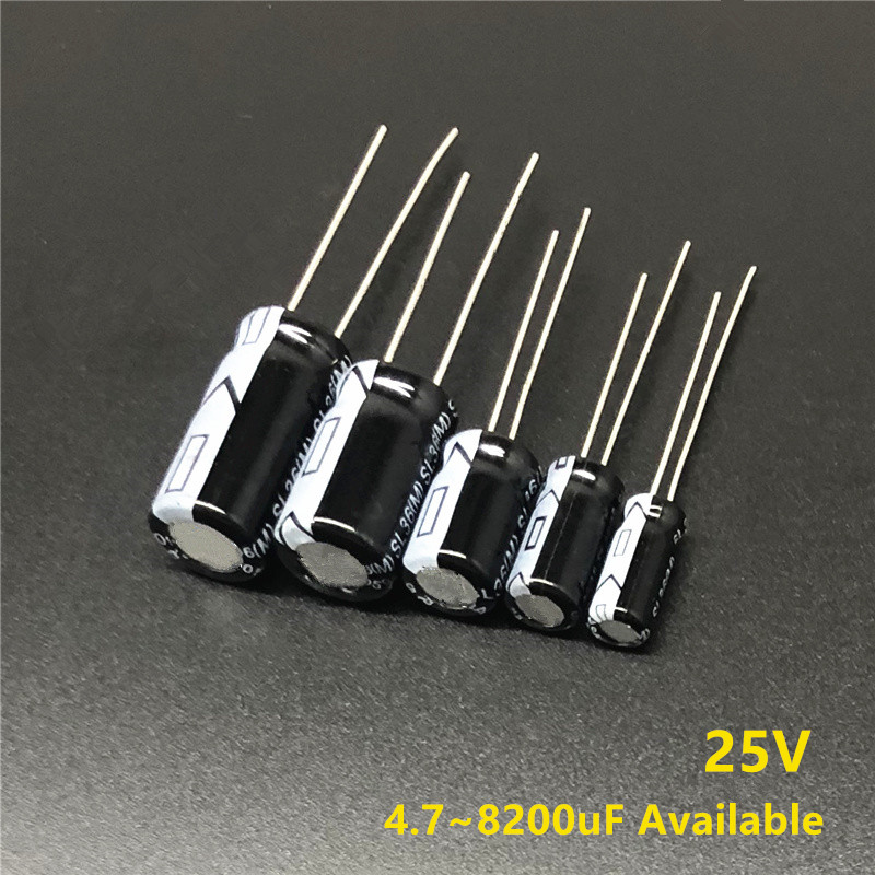 25V 4.7/6.8/10/22/33/47/68/100/180/220/270/330/470/680/820/1000/1500/1800/2200////condensateur électrolytique 2700/3300/4700/6800/8200uF