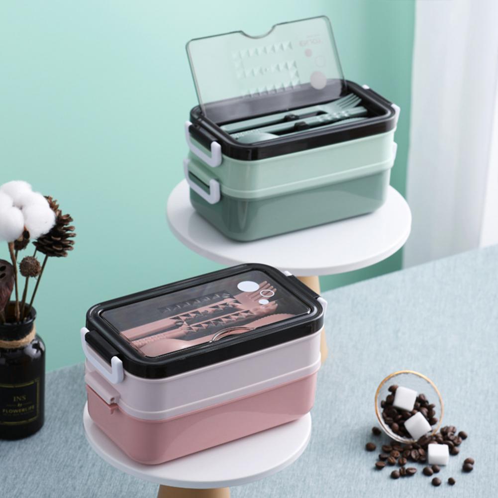 Lunch Box Large Capacity Leak-proof Stainless Steel Airtight Lunch Storage Container for Home