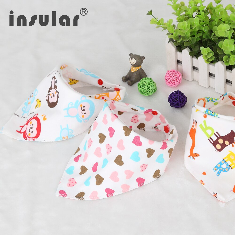 Katoen Pasgeboren Baby Slabbetjes Leuke Feeding Bib Baby Verpleging Bandana Burp Doek Voor Meisjes En Jongens Double Side Baby Sjaal