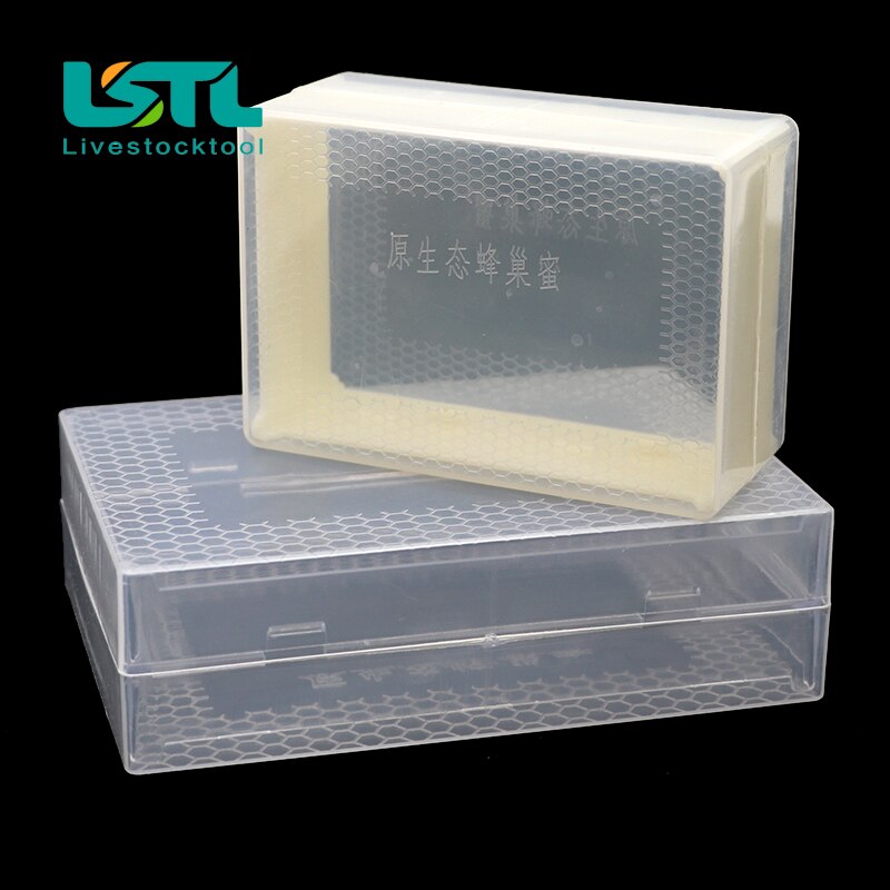 10 Stck Bienenzucht 250g/500g Honig Kassette transparent Kunststoff Nest Honig Nest Honig Kasten Nest Abnehmbare Reinigen und Sanitär