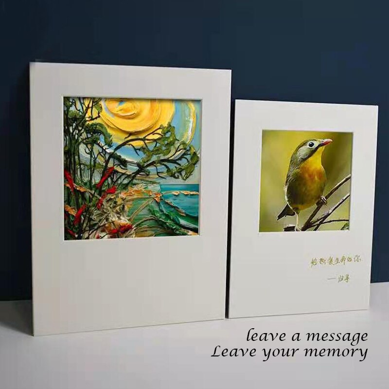 paper photo frame for oil pastel,oil painting,Stereoscopic painting,Photo film,poster, Artistic creation etc.size:B5