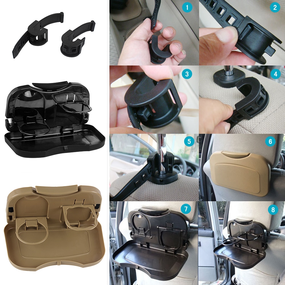 Tasse de voiture porte-boissons Table pliante porte-débris étagère de siège automatique pour escoche forums Indis Kimo amulette Arrizo Bonus Crosseastar Eastar