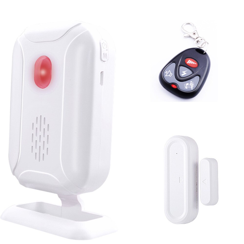 SMATRUL Draadloze Deur magneet Alarm Bell Raam Deur Inbreker home shop Deurbel Chime afstandsbediening nachtlampje: 1MC 1YK 1RE