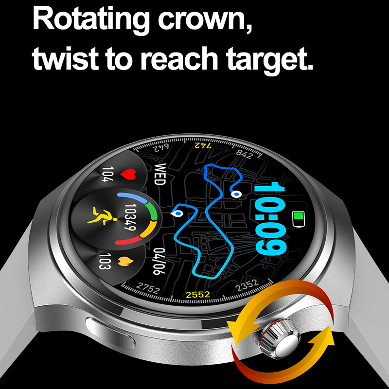 GPS ao ar livre chamada bluetooth smartwatch masculino 360*360 tela hd rastreador de fitness 150 + modo esporte homem smartwatch para huawei gt série