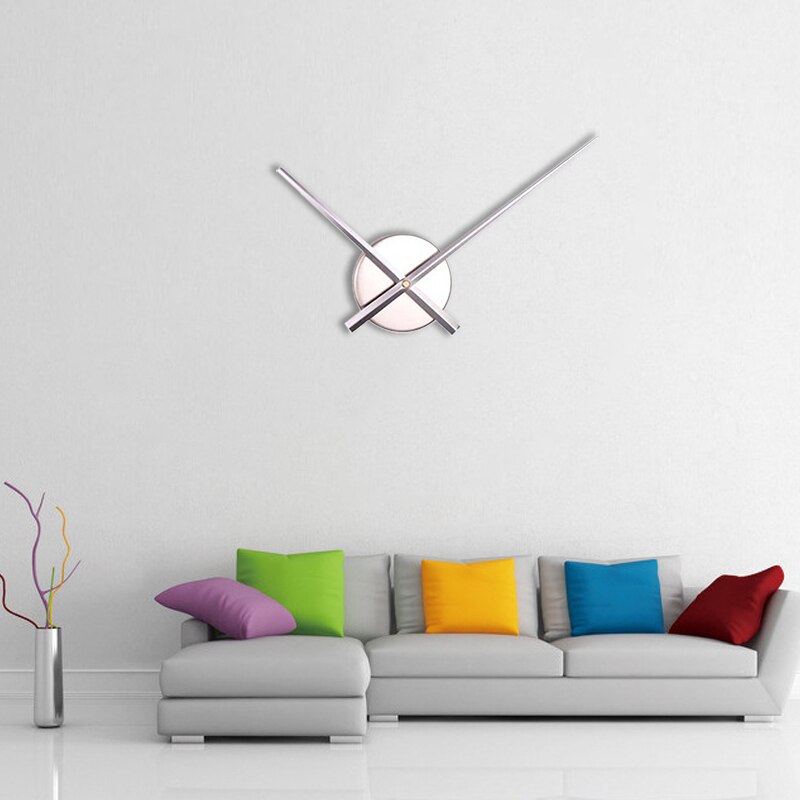 Metalen klok wijzers wandklok klokken doe-het-zelf horloge stille scan seconden uurwerk 3d hoogwaardige klok koperen wijzer wandklok