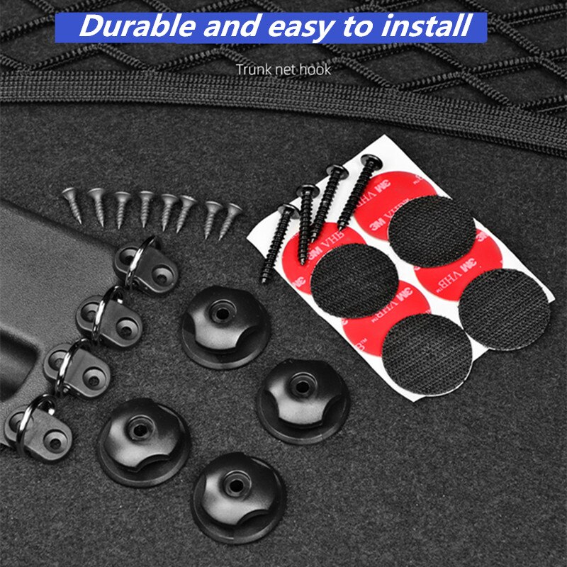 Voor Volvo S40 S60 S70 S80 S90 V40 V50 V60 V90 XC60 XC70 XC90 Kofferbak Netto Haak Auto Kofferbak envelop Bagagenet Tie Down Haak Ring