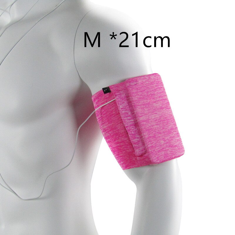 Ultra Dünne Sport Lauf Arm Band Tasche Fall Telefon Brieftasche Halter Außen Beutel Auf Hand Turnhalle Gürtel Abdeckung Für IPhone 12 11 Pro Max: pink-M