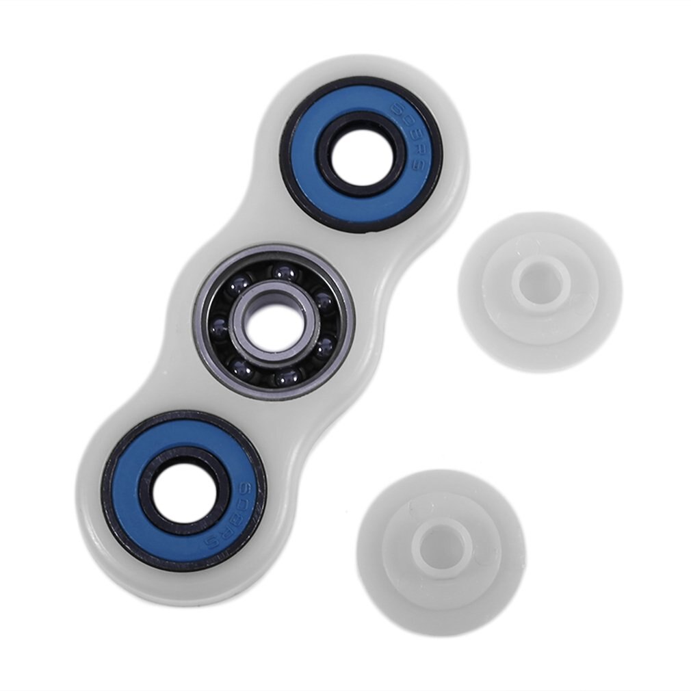 New Hot Liscia Contorno Tre Fori Del Nitruro Di Silicio Cuscinetto Lungo Tempo Ridurre Lo Stress Dito della Mano Spinner Giocattolo Regalo Per I Bambini: 3