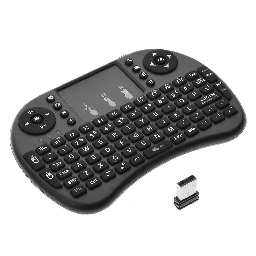Mini 2.4G Air Tv Touchpad Toetsenbord Draagbare Mini Draadloze Toetsenbord Touchpad Air Mouse Touchpad Voor Android Tv Box Pc pad