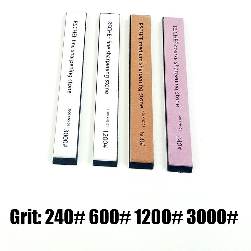 knife shapener kitchen sharpener 360 sharpener iron steel angle steel band stone sharpening stone: 4 stones D
