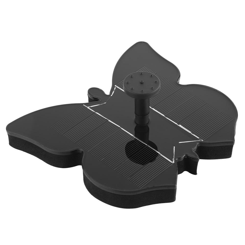 Butterfly Shape Floating Pond Solar Submersible Water Pump Fountain Electric Submersible Water Pump