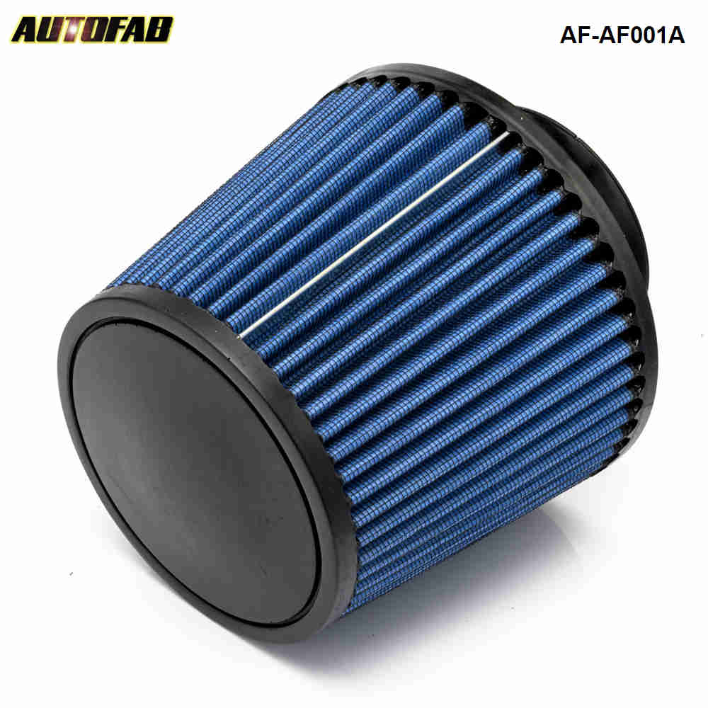 AUTOFAB 3" 76mm Air Pod Filter Cold intake Cone Power Flow Turbo Inlet Direct For Honda Accord 03-05 AF-AF001A