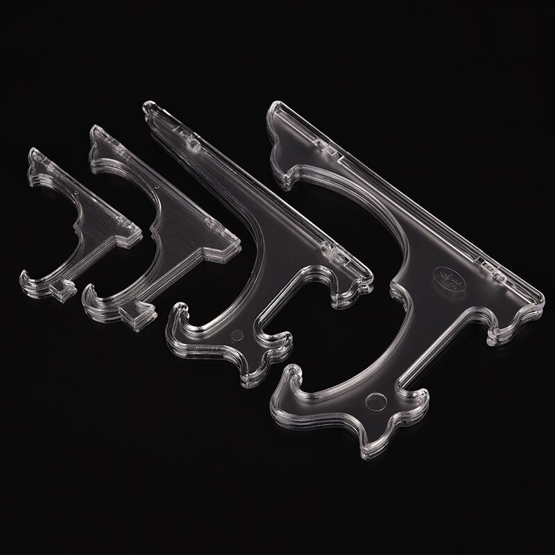 10 Inches Clear Transparent Display Easel Stand Plate Bowl Picture Frame Photo Pedestal Holder