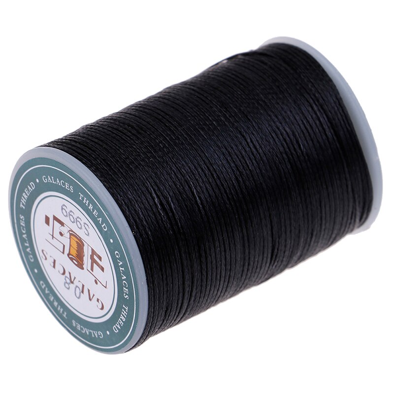 Grand fil à coudre Polyester cordon ciré fil cuir 0.8mm pour bricolage outil couture à la main fil multicolore 90 mètre: K