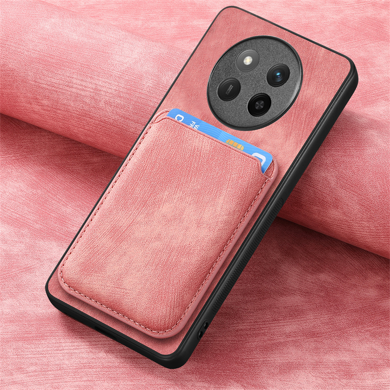 Para Honor Magic7 Lite 5G Funda de cuero de lujo Funda tipo billetera magnética para Honor Magic 7 Lite Funda con ranura para tarjetero desmontable: Oro