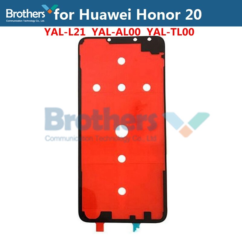 Per Huawei P20 P20Pro P30 Pro Alloggiamento Della Copertura Posteriore Adesivo Per Honor 8X 9X 9 10 20 20i Sticker 3 3M Colla Coperchio Della Batteria Nastro Adesivo: 1pcs for Honor20