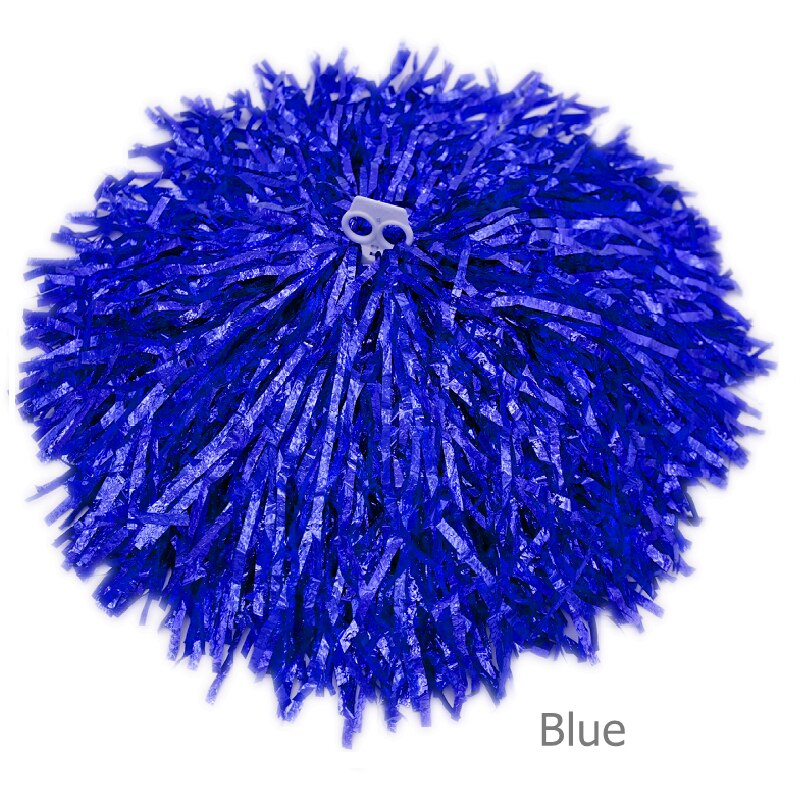 1 stks Cheerleading Pom Poms voor Voetbal Basketbal Wedstrijd Cheerleading pompons cheerleader cheerleading metallic pompom Golden