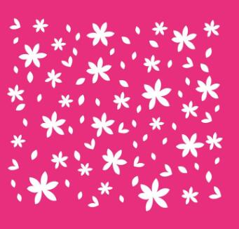 Kwiat liście tło rękodzieło wzornik robić scrapbookingu pamiętnik szablon robić wytłaczania szablon Diy kartka z życzeniami: zx2494-stencil