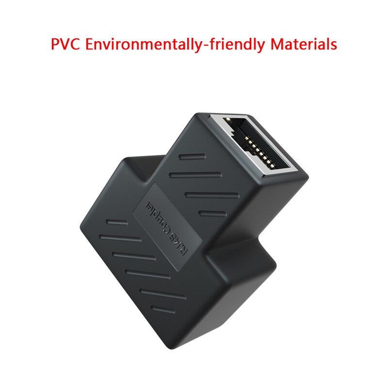 1 par 1 to 2- vägs ethernet  rj45 hona kabel splitter adapter kontakt för router pc laptop ip kamera tv box