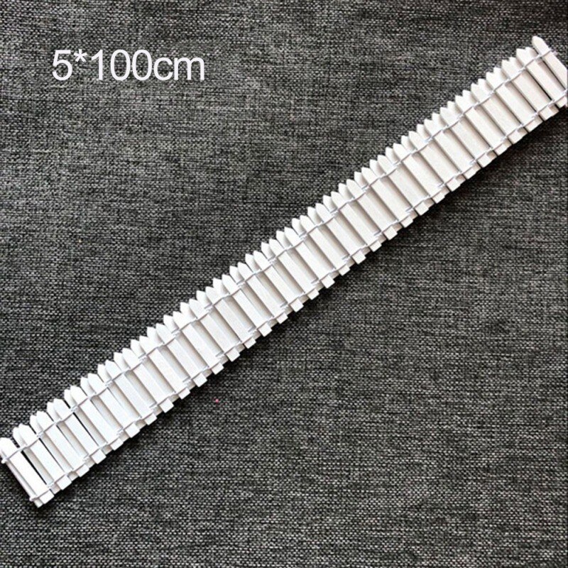 100*5Cm Tuin Lange Houten Hek Diy Mini Kleurrijke Kamfer Kleine Hek Succulent Hek: A