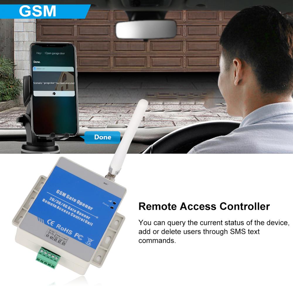 GSM Gate Opener Relay Automatic Remote Access Controller by Free Call RTU5034 GSM Gate Opener