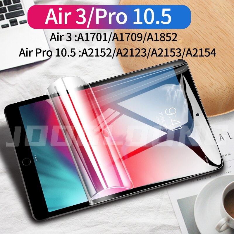 Hydrogel film For iPad 7th 8th 10.2 mini 6 5 Screen Protector For ipad pro 11 Air 4 3 2 10.5 Protective No Glass: ipad air 3 10.5