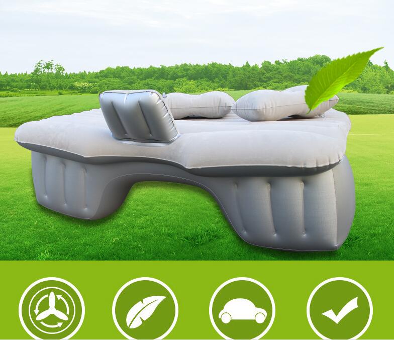 Cama hinchable de aire para coche, accesorios de coche, cama de viaje, paño de flocado, para viajes al aire libre