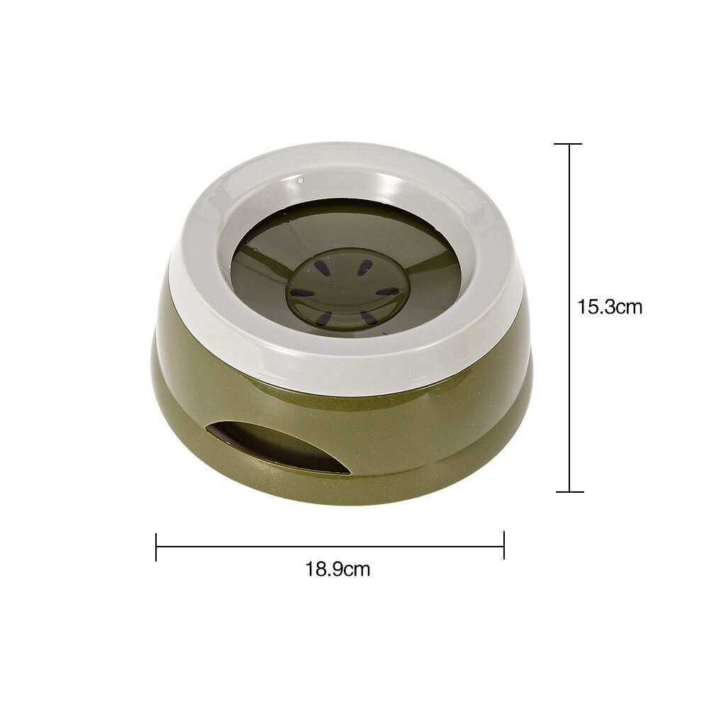 1 szt. Miska dla psa pływająca nie zwilżająca usta miska dla kotów bez rozlewania podajnik wody pitnej plastikowa przenośna miska dla psa akcesoria dla zwierząt