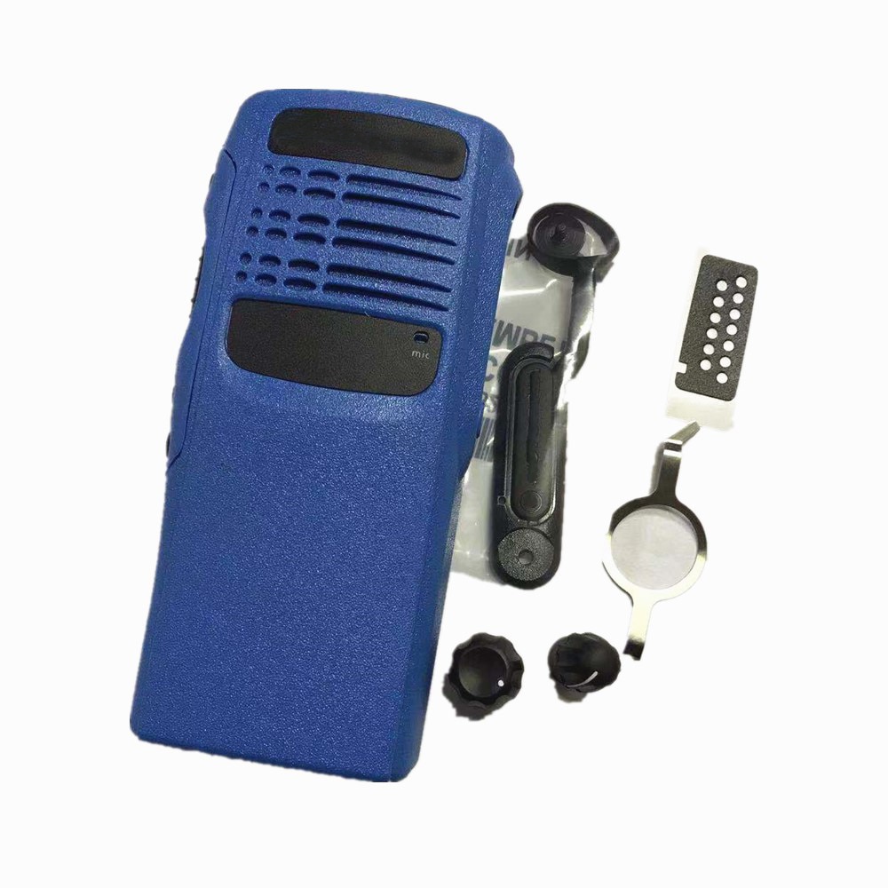 Blue Housing Case Front Dust Cover Knob For Motorola PRO5150 Two Way Radio