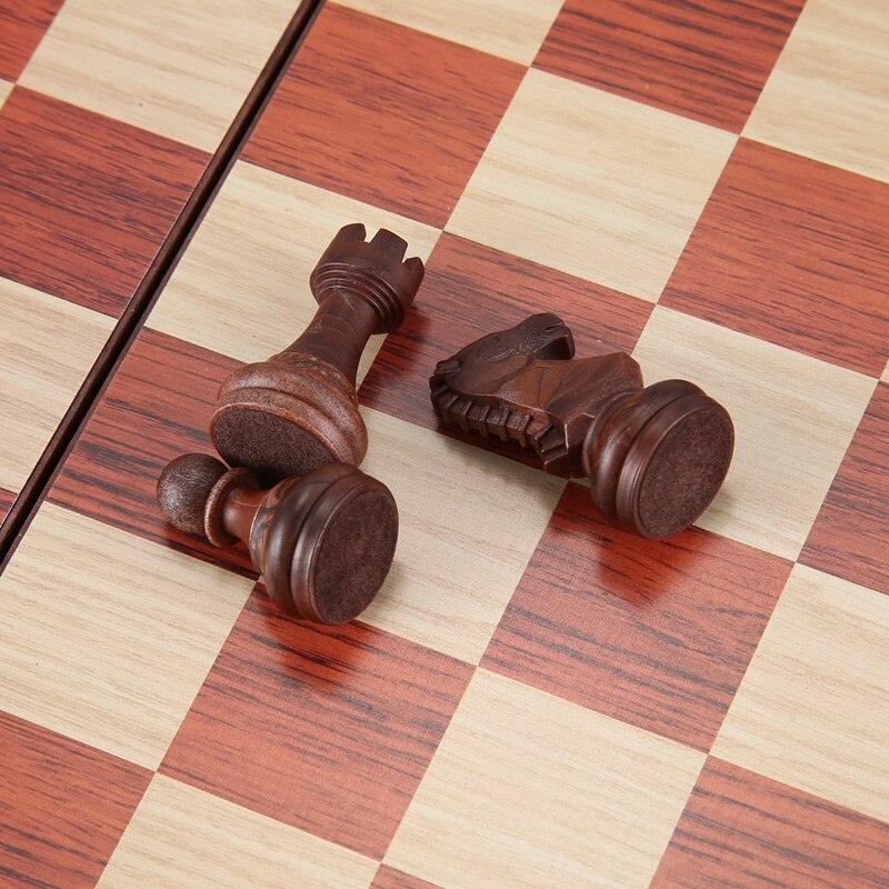 Magnetic Board Tournament Travel Portable Chess Set Chess Folded Board International Magnetic Chess Set Playing