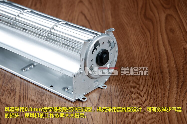 Ventilador de flujo cruzado de 220V, ventilador de flujo transversal Axial, accesorios de refrigeración del chasis del elevador, silencioso