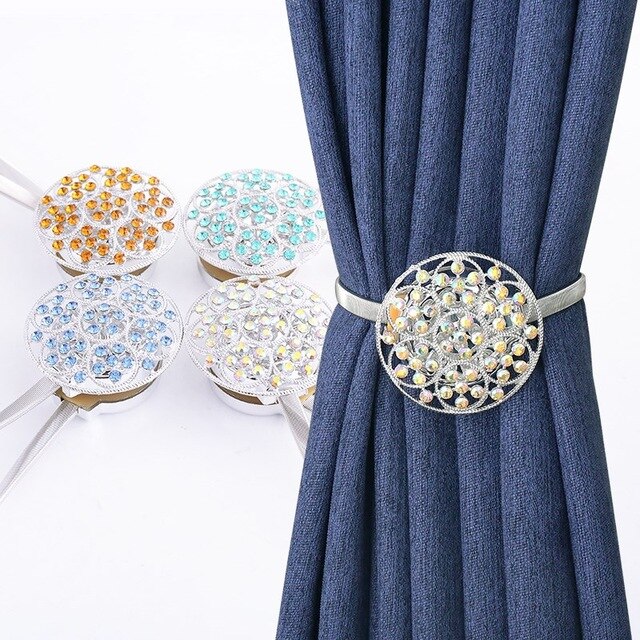Shaped Magnet Flower Curtain Strap Magnetic Curtain Buckle Window Hatch Ball Holder Curtain Accessories